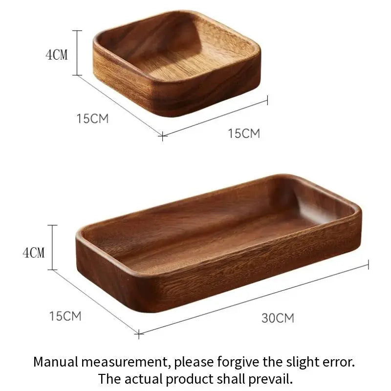 Stackable Wooden Tray Desktop