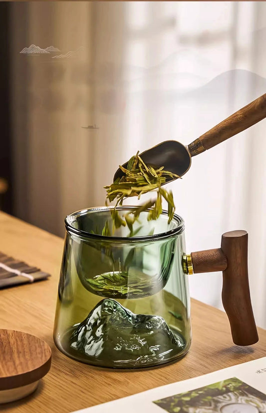 Natural Wood Tea Cup