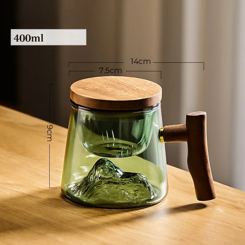 Natural Wood Tea Cup