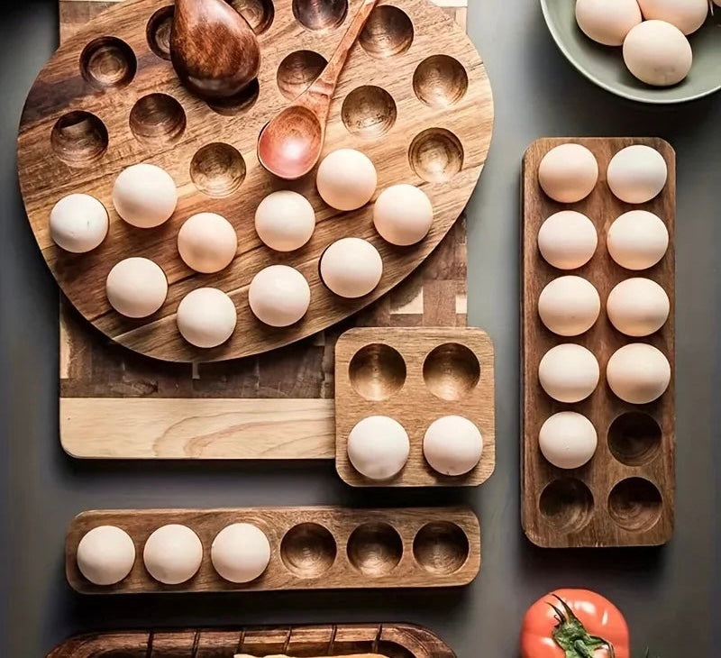Rustic Wooden Egg rack
