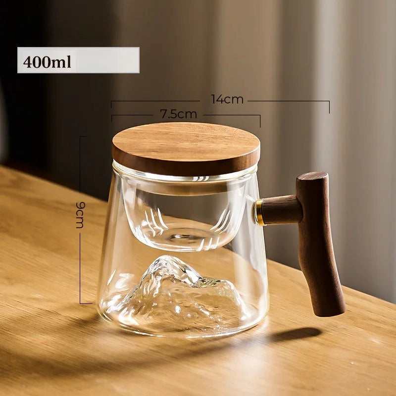 Natural Wood Tea Cup