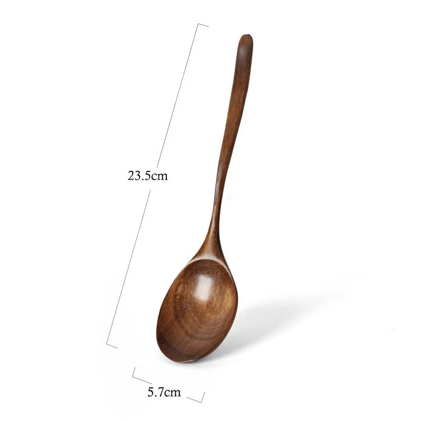 Wooden Ramen Long Spoon