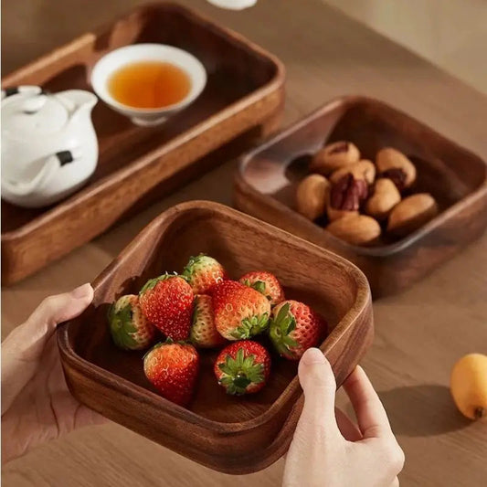Stackable Wooden Tray Desktop
