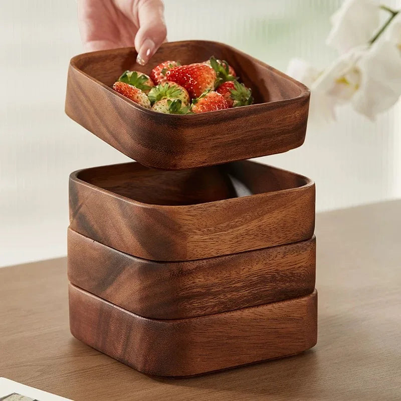 Stackable Wooden Tray Desktop