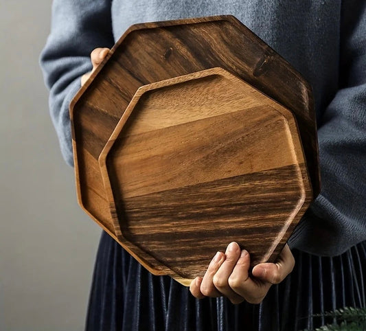 Creative Acacia Wood Plate