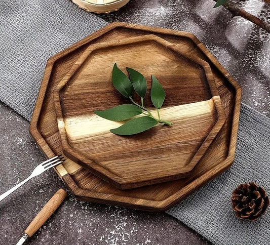 Creative Acacia Wood Plate