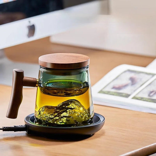 Natural Wood Tea Cup